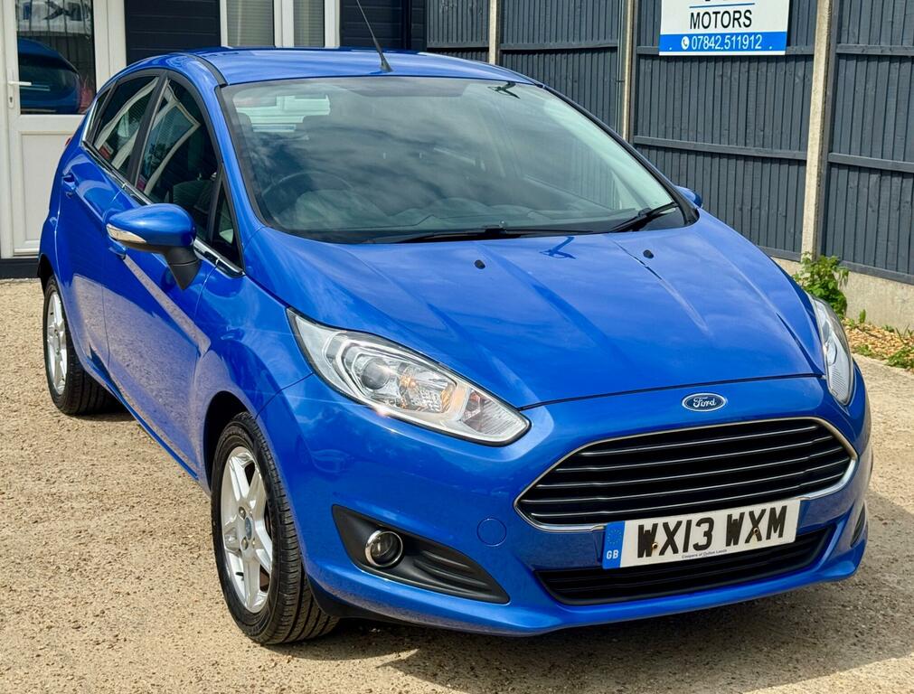 Ford Fiesta 1.0 Zetec Euro 5 Ss WX13WXM Blue #2
