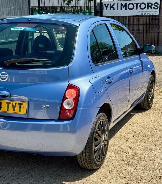 Nissan Micra Se Blue #5