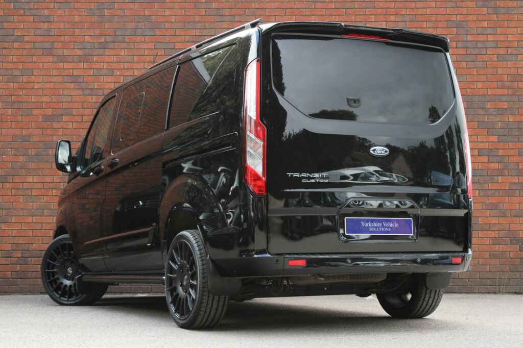 Ford Transit Custom 2.0 300 Ecoblue Limited Crew Van L1 H1 Euro 6 Ss HJ72KPL Black #3