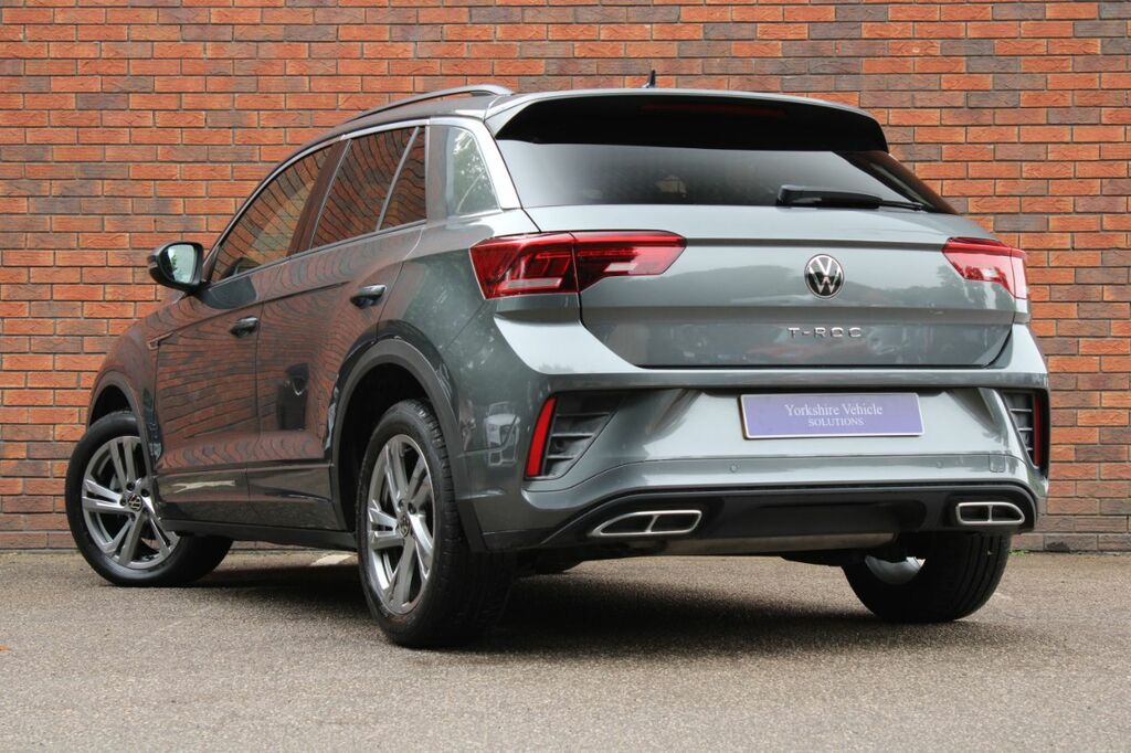 Volkswagen T-Roc 1.5 Tsi R-line Dsg Euro 6 Ss - 2022 72 YC72WWH Grey #3