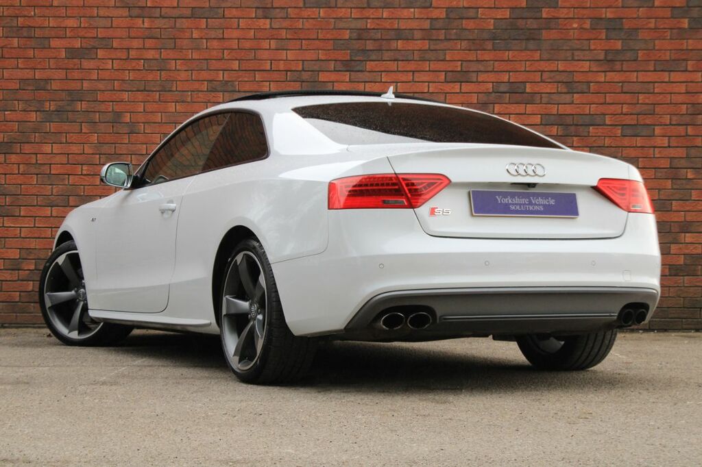 Audi S5 3.0 Tfsi V6 Black Edition S Tronic Quattro Euro 6 White #3