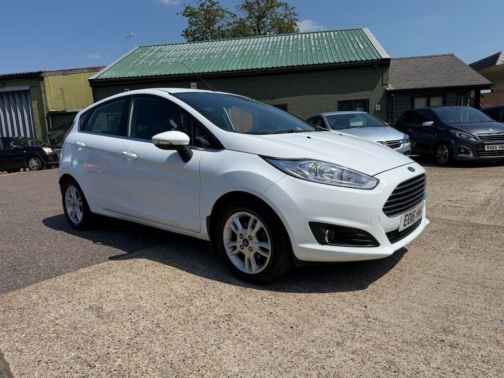 Ford Fiesta 1.0 Ecoboost Zetec White