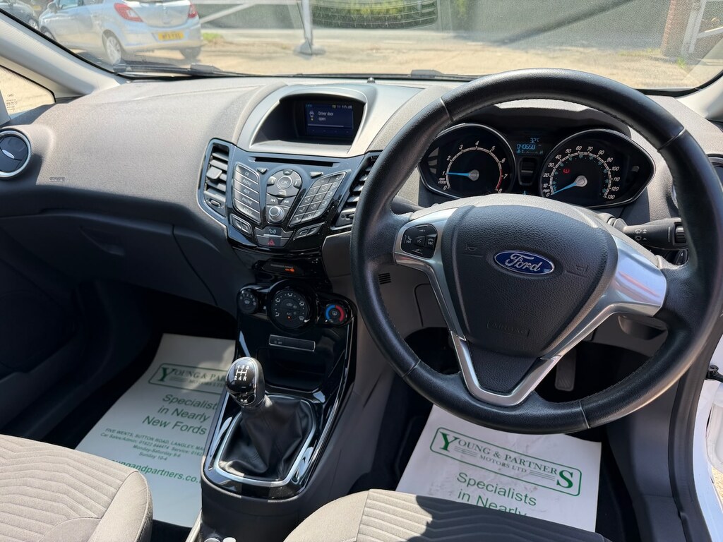 Ford Fiesta 1.0 Ecoboost Zetec White #6