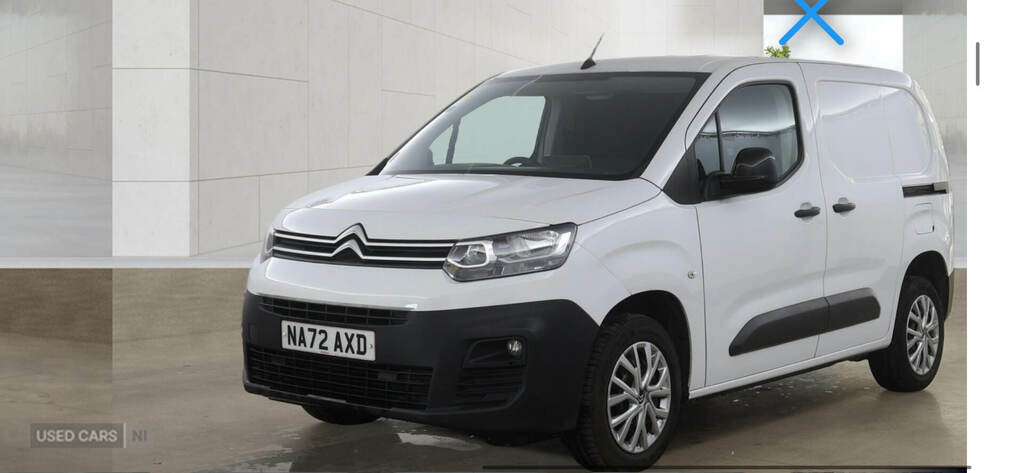 Citroen Berlingo 1.5 Bluehdi 1000Kg Enterprise Pro 100Ps 6 Speed White #2