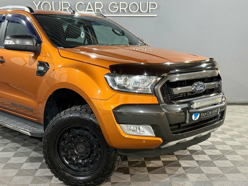 Ford Ranger 3.2 Tdci Wildtrak Pickup Double Cab Aut NX66YYF Orange #4