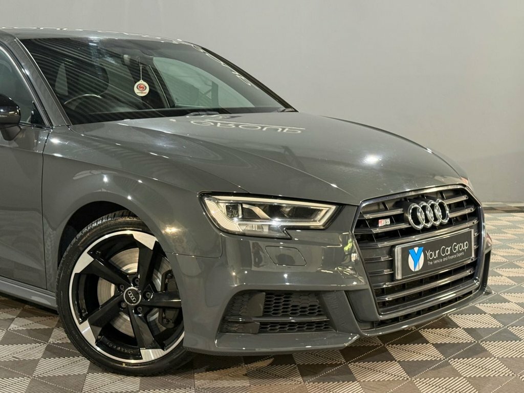 Audi S3 2.0 Tfsi Black Edition Sportback S Tron YF67NWZ Grey #5