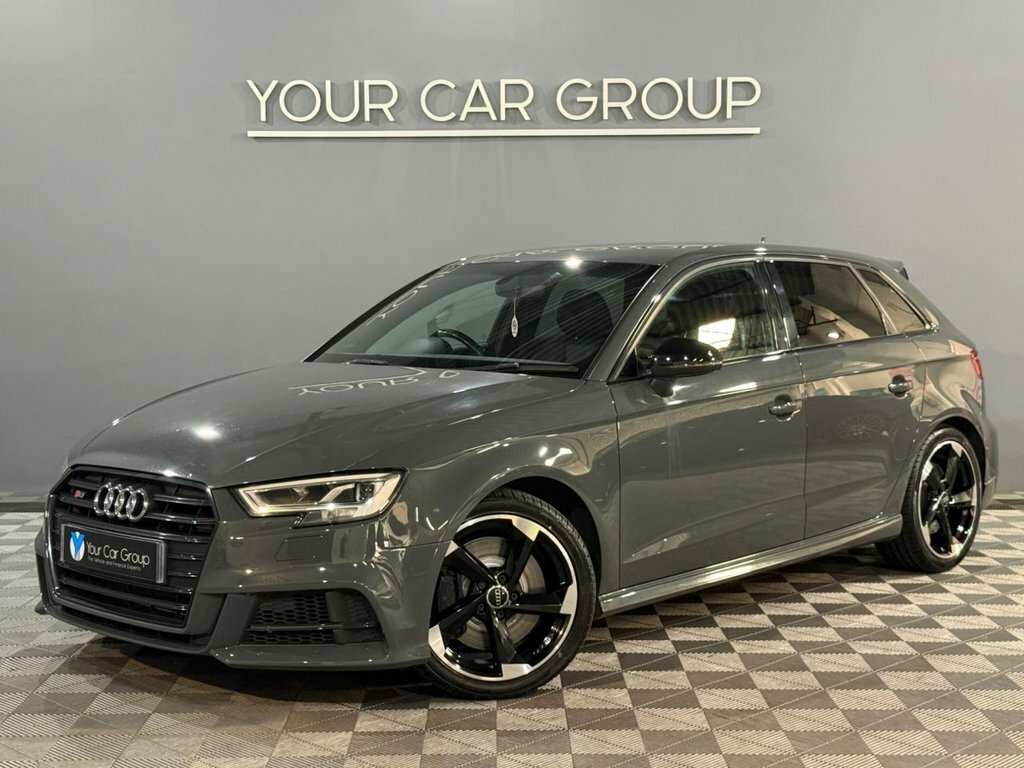 Audi S3 2.0 Tfsi Black Edition Sportback S Tron YF67NWZ Grey #4