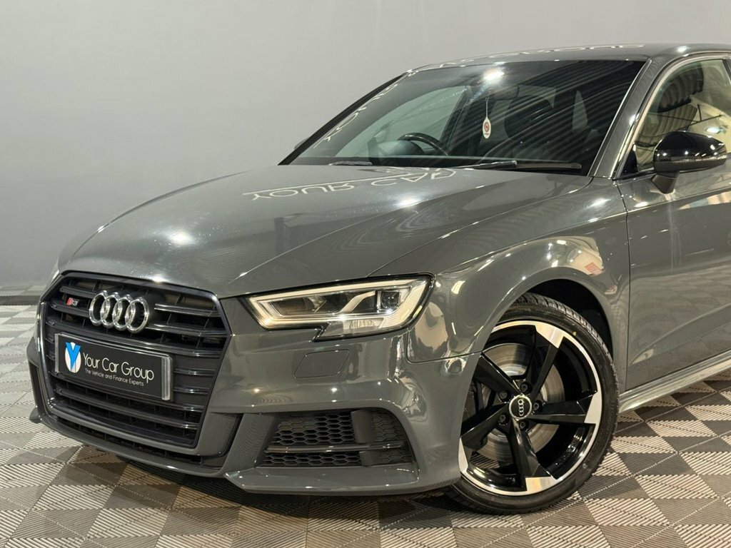 Audi S3 2.0 Tfsi Black Edition Sportback S Tron YF67NWZ Grey #6