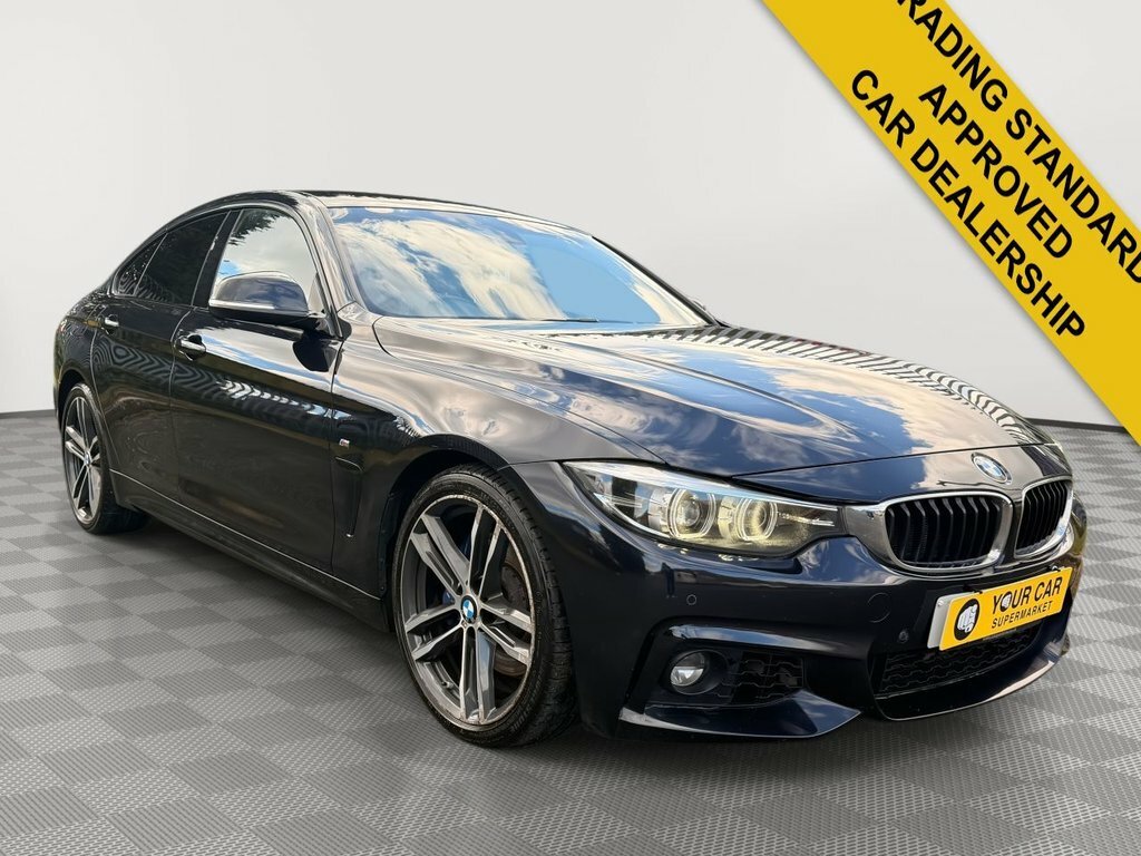 BMW 4 Series Gran Coupe 2L M Sport AV67WYD Black #2