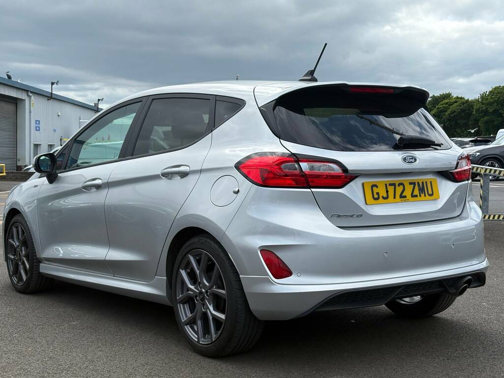 Ford Fiesta 1.0T Ecoboost St-line Hatchback GJ72ZMU Silver #5