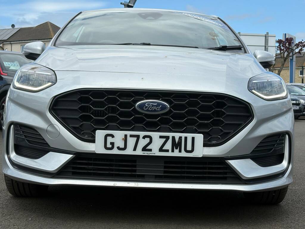 Ford Fiesta 1.0T Ecoboost St-line Hatchback GJ72ZMU Silver #2