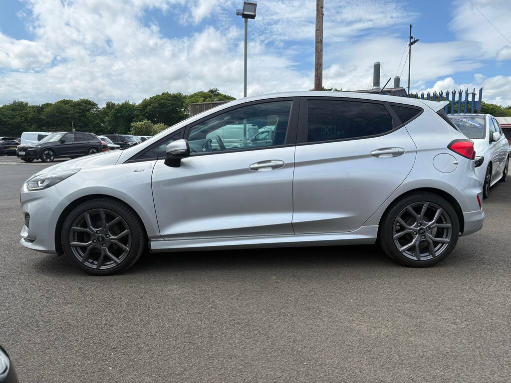 Ford Fiesta 1.0T Ecoboost St-line Hatchback GJ72ZMU Silver #4