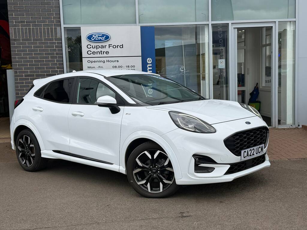 Ford Puma 1.0T Ecoboost Mhev St-line X Suv Hybrid CA22UCM White