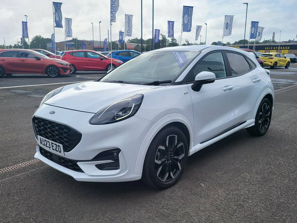 Ford Puma 1.0T Ecoboost Mhev St-line X 5Dr155ps AU23EZO White #5