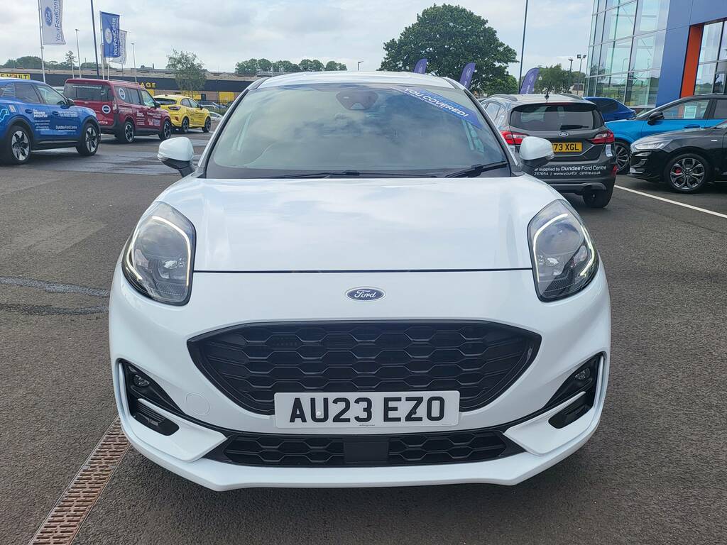 Ford Puma 1.0T Ecoboost Mhev St-line X 5Dr155ps AU23EZO White #4