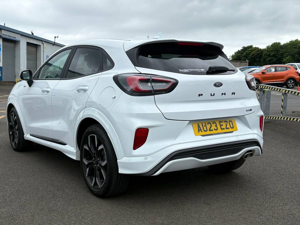 Ford Puma 1.0T Ecoboost Mhev St-line X Suv Hybrid AU23EZO White #5