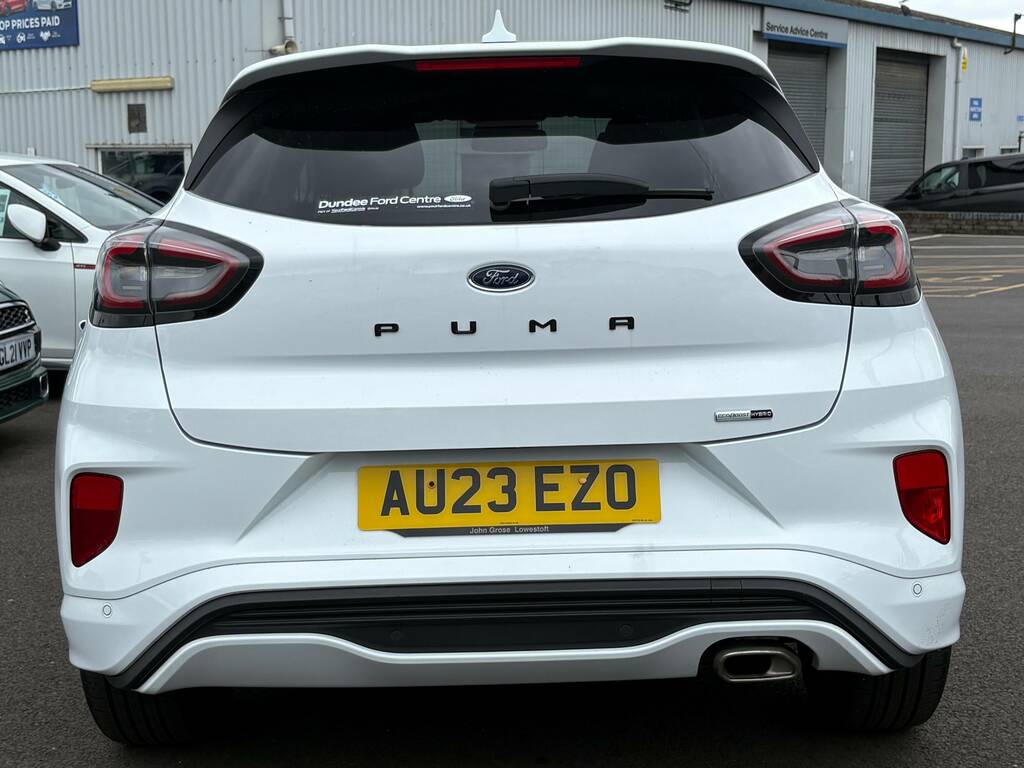 Ford Puma 1.0T Ecoboost Mhev St-line X Suv Hybrid AU23EZO White #6