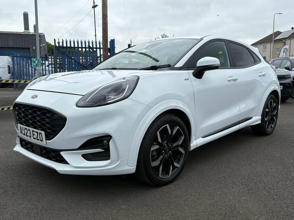Ford Puma 1.0T Ecoboost Mhev St-line X Suv Hybrid AU23EZO White #3