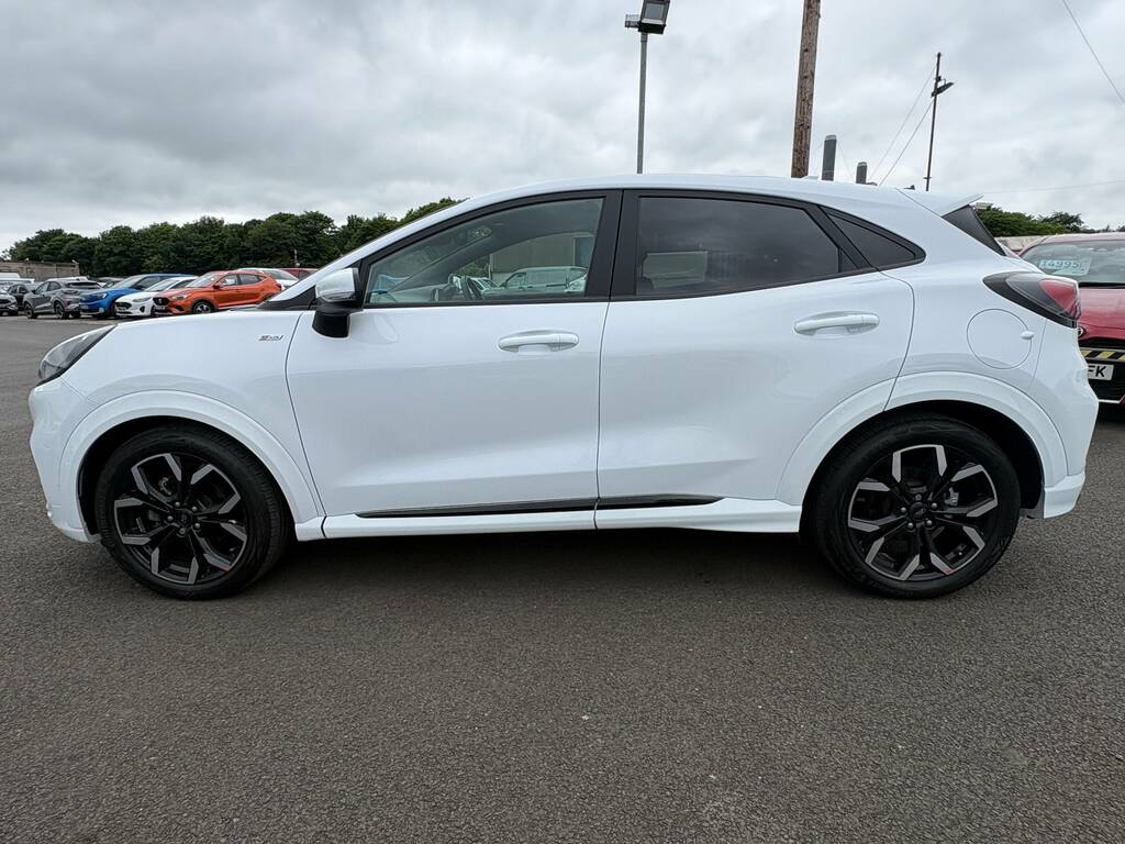 Ford Puma 1.0T Ecoboost Mhev St-line X Suv Hybrid AU23EZO White #4