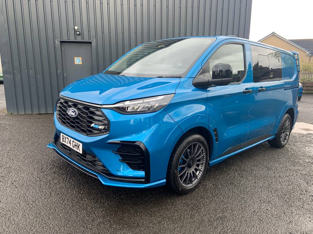 Ford Transit Custom 320 2.0 Ecoblue 170Ps L1 Double Cab Ms-rt Awd BX74GHK Blue #3
