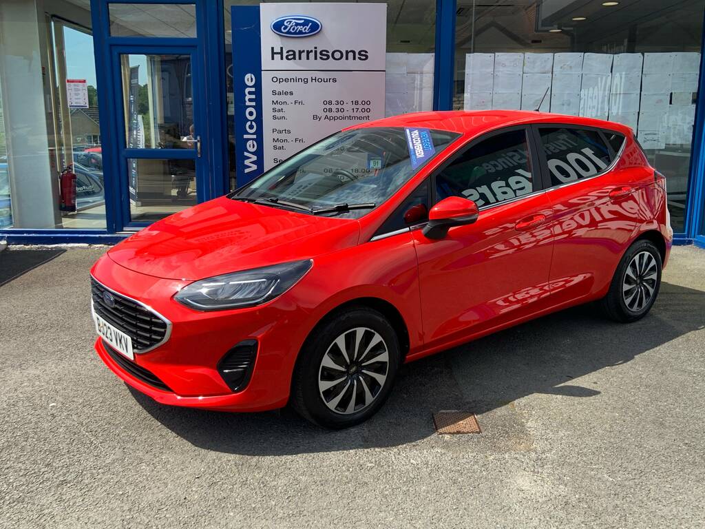 Ford Fiesta 1.0 Ecoboost Titanium 100Ps BJ23VKV Red #4
