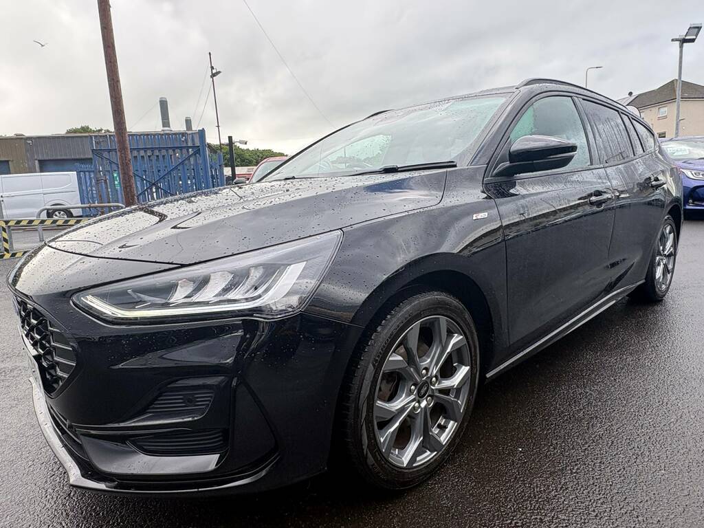 Ford Focus 1.0T Ecoboost St-line Estate Eur SH23GBO Black #3