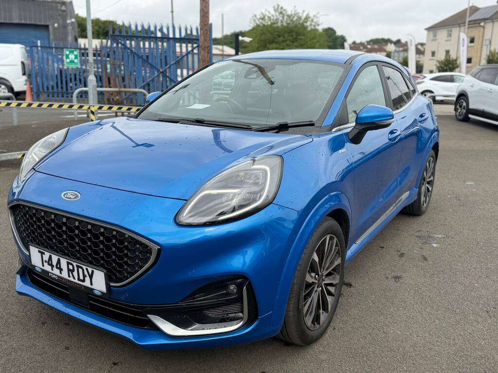 Ford Puma 1.0 Ecoboost Hybrid Mhev 155 St-line Vignale S SR23OMK Blue #3