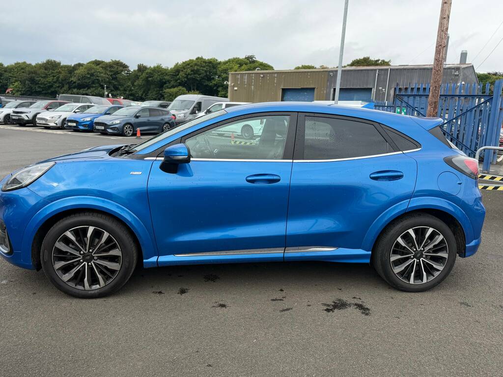 Ford Puma 1.0 Ecoboost Hybrid Mhev 155 St-line Vignale S SR23OMK Blue #4