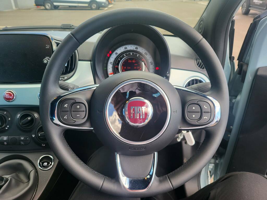 Fiat 500 Hatchback Blue #17
