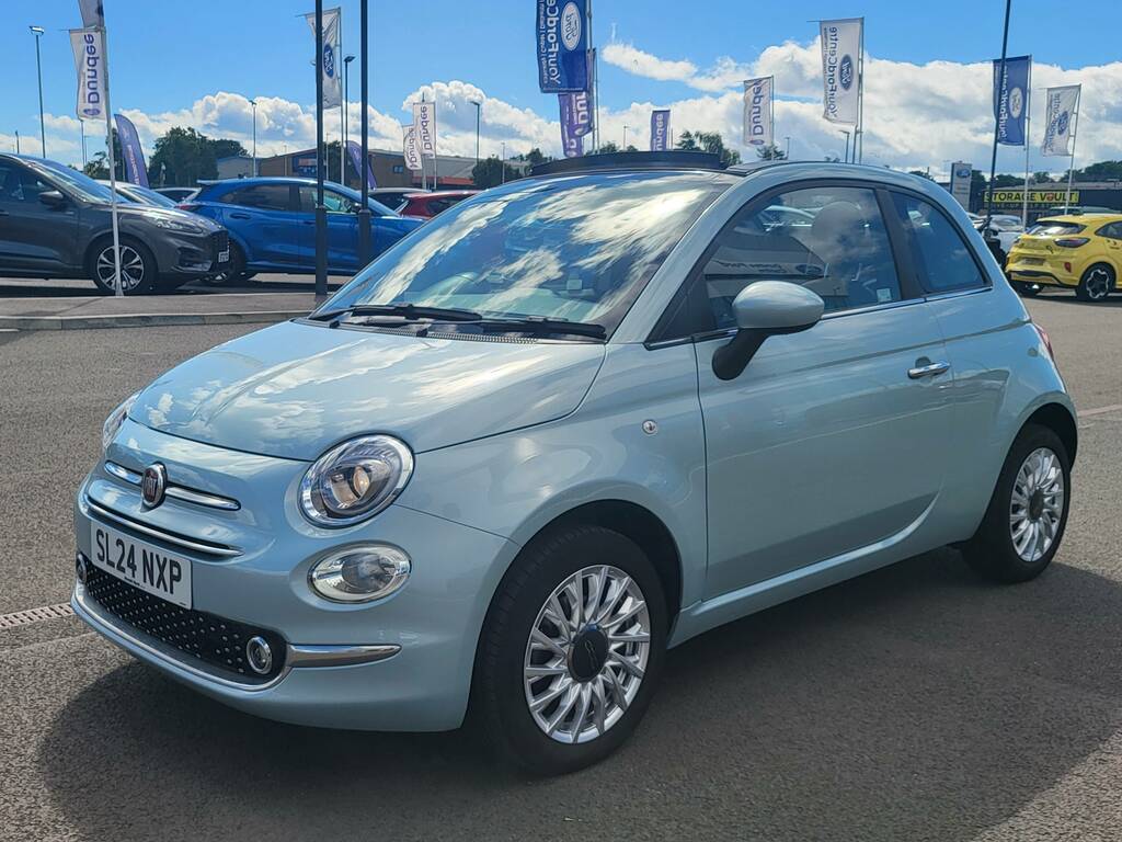 Fiat 500 Standard Convertable Green #5