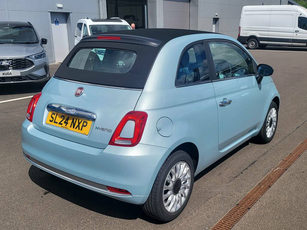 Fiat 500 Hatchback Blue #11