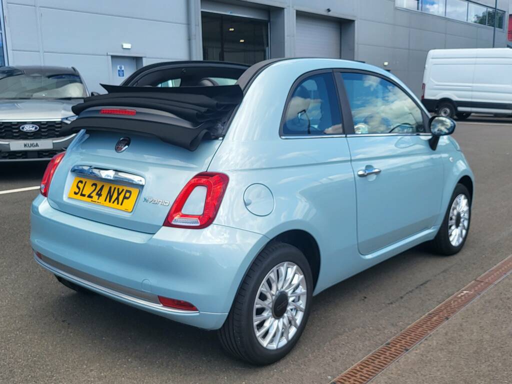 Fiat 500 Hatchback Blue #10