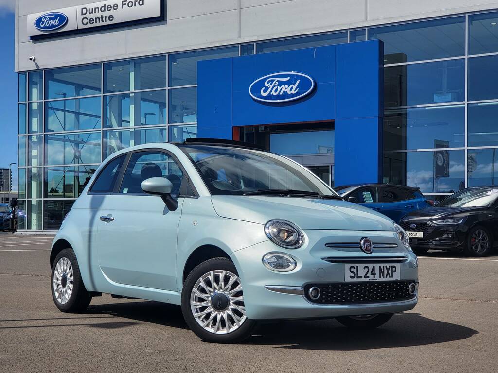 Fiat 500 Standard Convertable Green