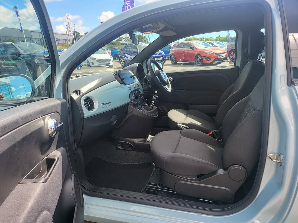 Fiat 500 Hatchback Blue #16