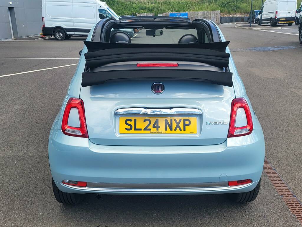 Fiat 500 Hatchback Blue #9