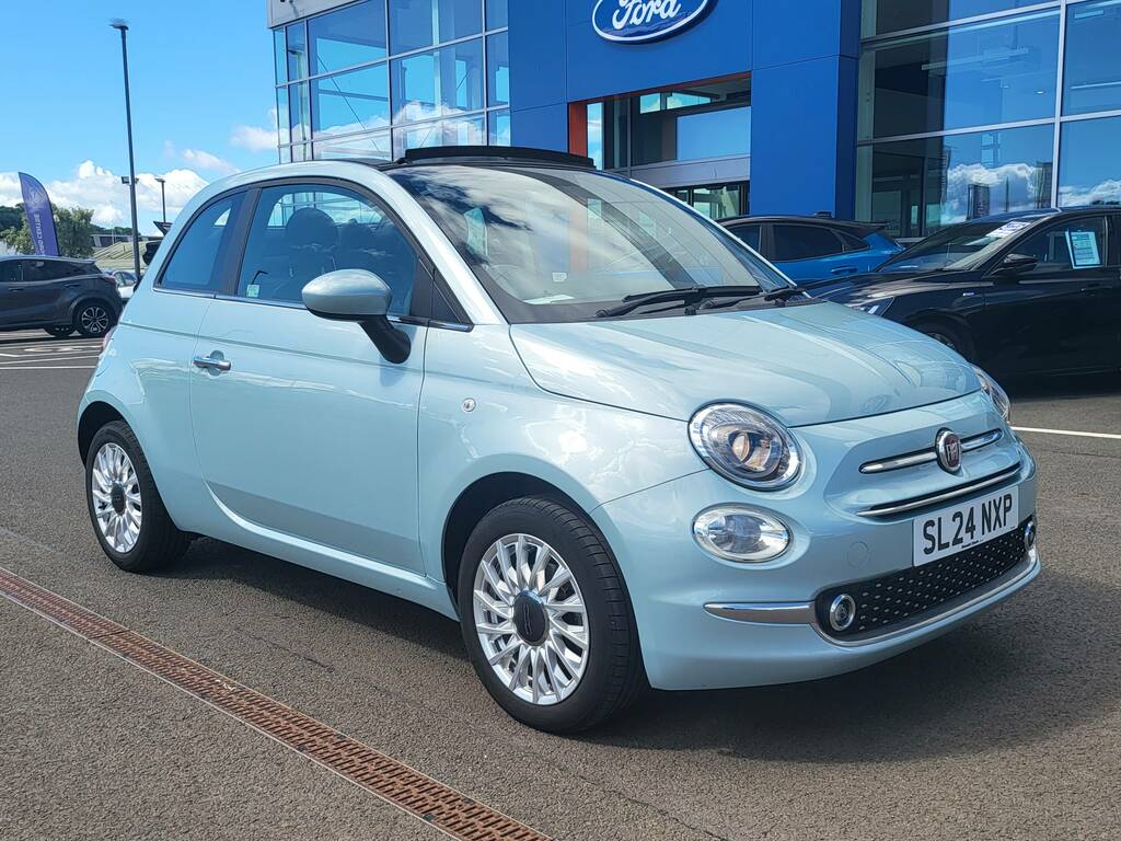 Fiat 500 Standard Convertable Green #3