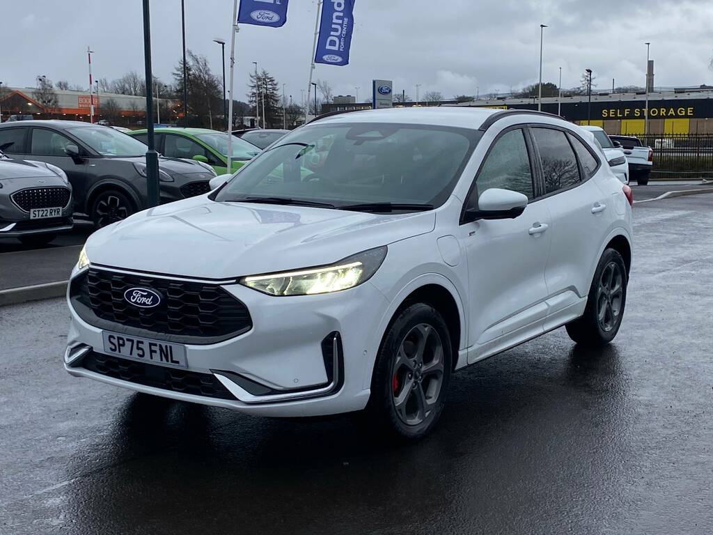 Ford Kuga 2.5 Duratec St-line 243Ps Plug-in Hybrid Fwd SP75FNL White #4