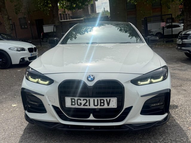 BMW 4 Series 2.0 420I M Sport White #2