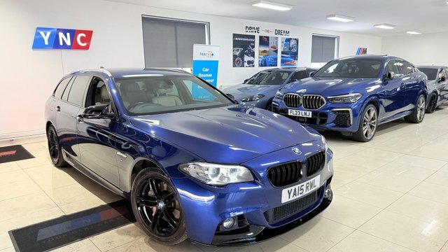 BMW 5 Series 3.0 535D M Sport Blue #4