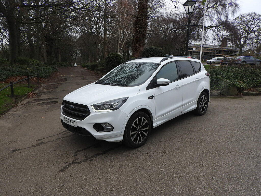 Ford Kuga T Ecoboost St-line SE19AFO White #3