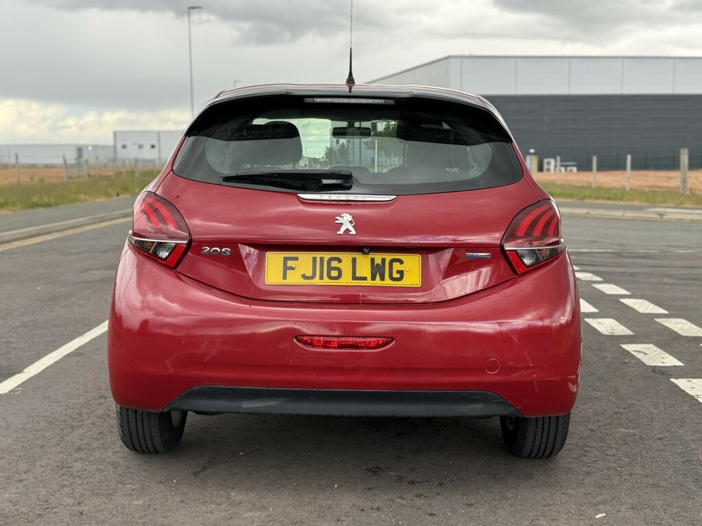 Peugeot 208 Hatchback 1.2 Puretech Active Etg Euro 6 Ss FJ16LWG Red #6