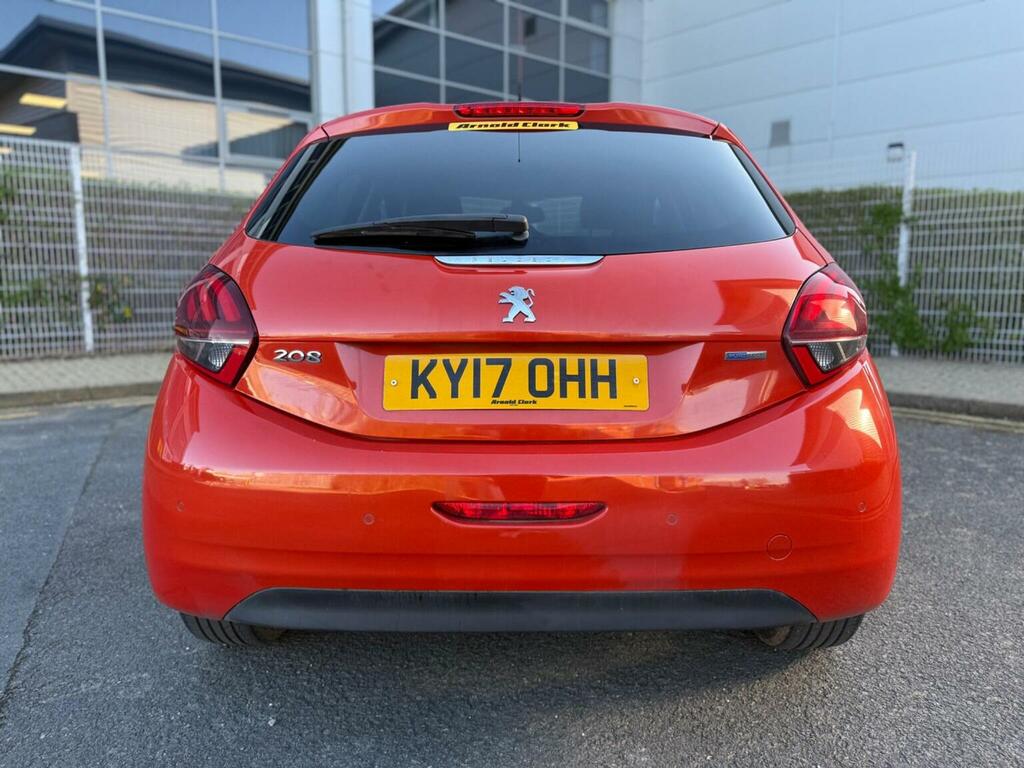 Peugeot 208 Hatchback 1.2 Puretech Allure Euro 6 201717 KY17OHH Orange #6