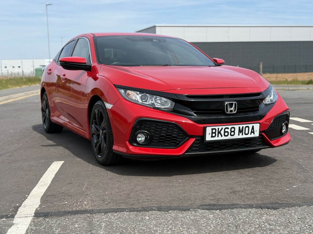 Honda Civic Hatchback 1.0 Vtec Turbo Sr 201868 Red