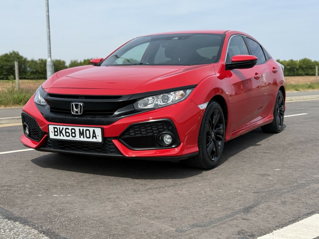 Honda Civic Hatchback 1.0 Vtec Turbo Sr 201868 BK68MOA Red #3