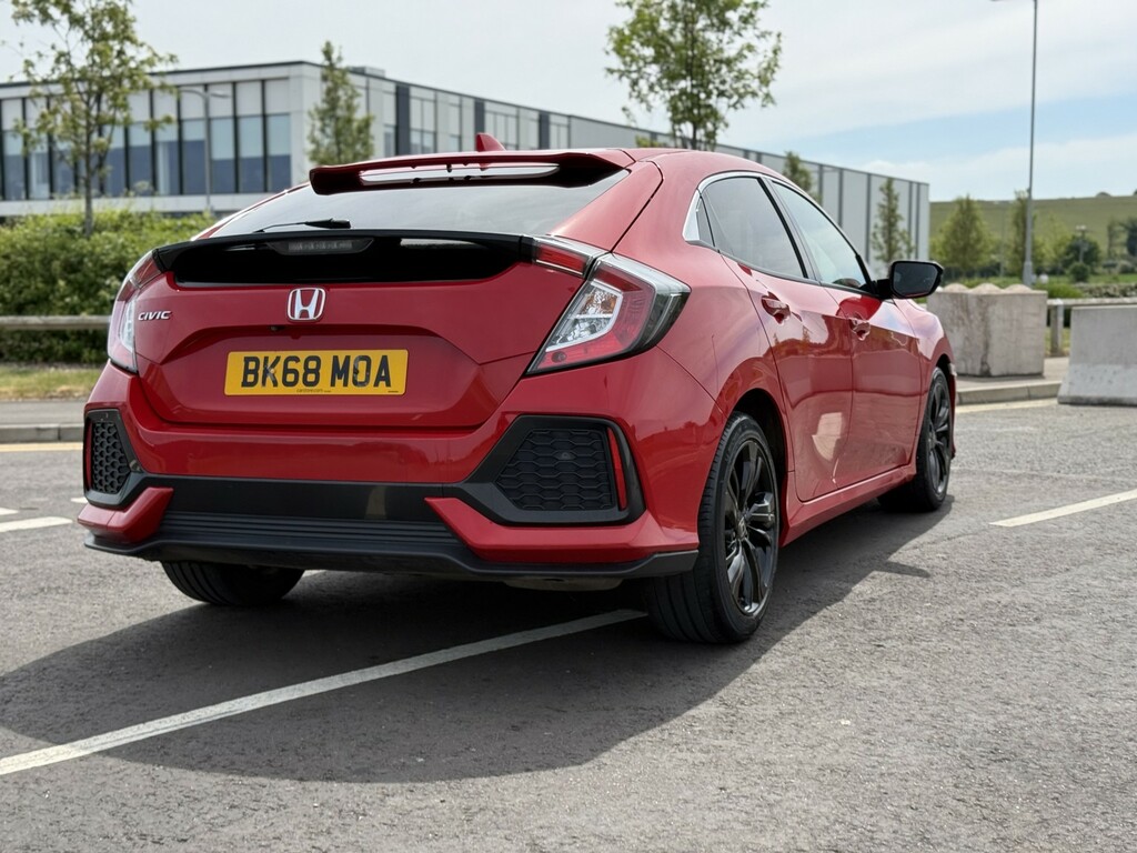 Honda Civic Hatchback 1.0 Vtec Turbo Sr 201868 BK68MOA Red #6
