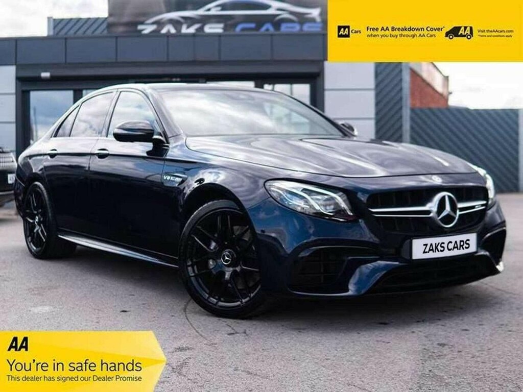 Mercedes-Benz E Class 4.0 V8 Biturbo Amg Premium Saloon Spd Blue
