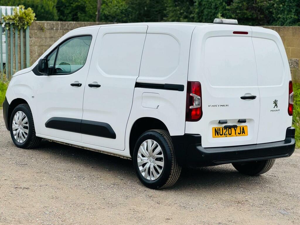 Peugeot Partner Panel Van 1.5 Bluehdi 1000 Professional Standard P White #4