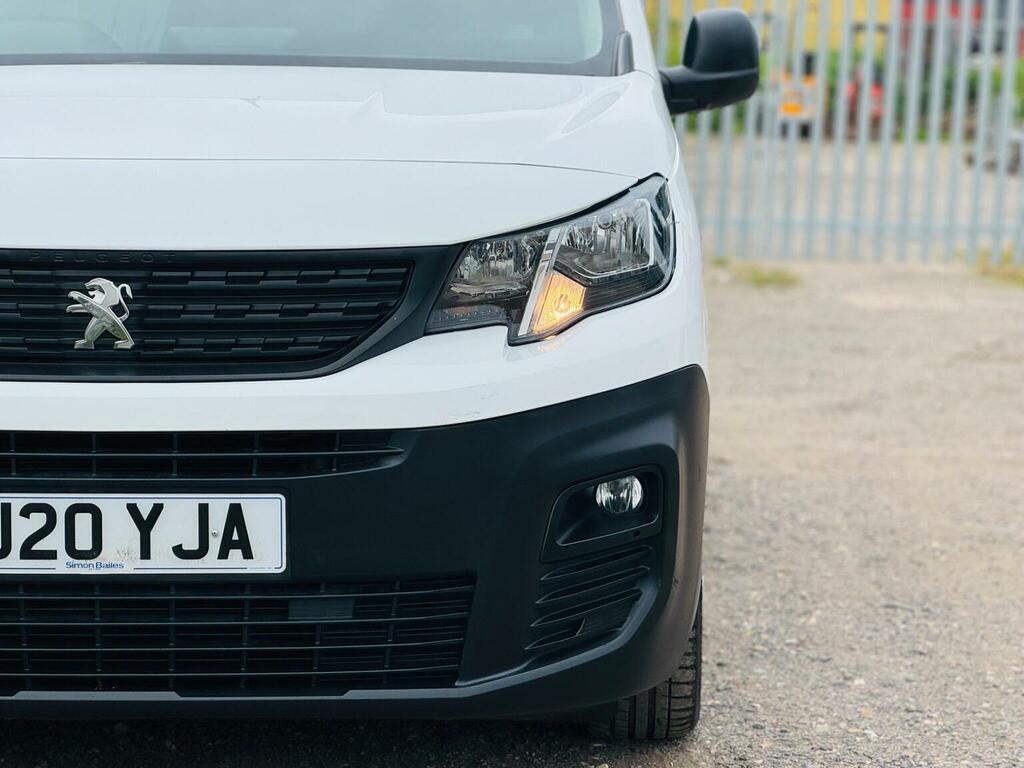 Peugeot Partner Panel Van 1.5 Bluehdi 1000 Professional Standard P White #2