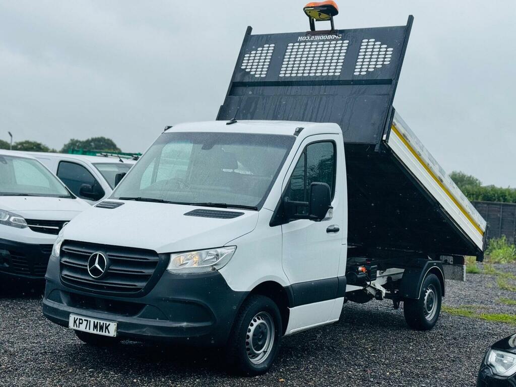 Mercedes-Benz Sprinter Tipper 2.1 314 Cdi Ready To Work 1Way L2 Euro 6 KP71MWK White #3