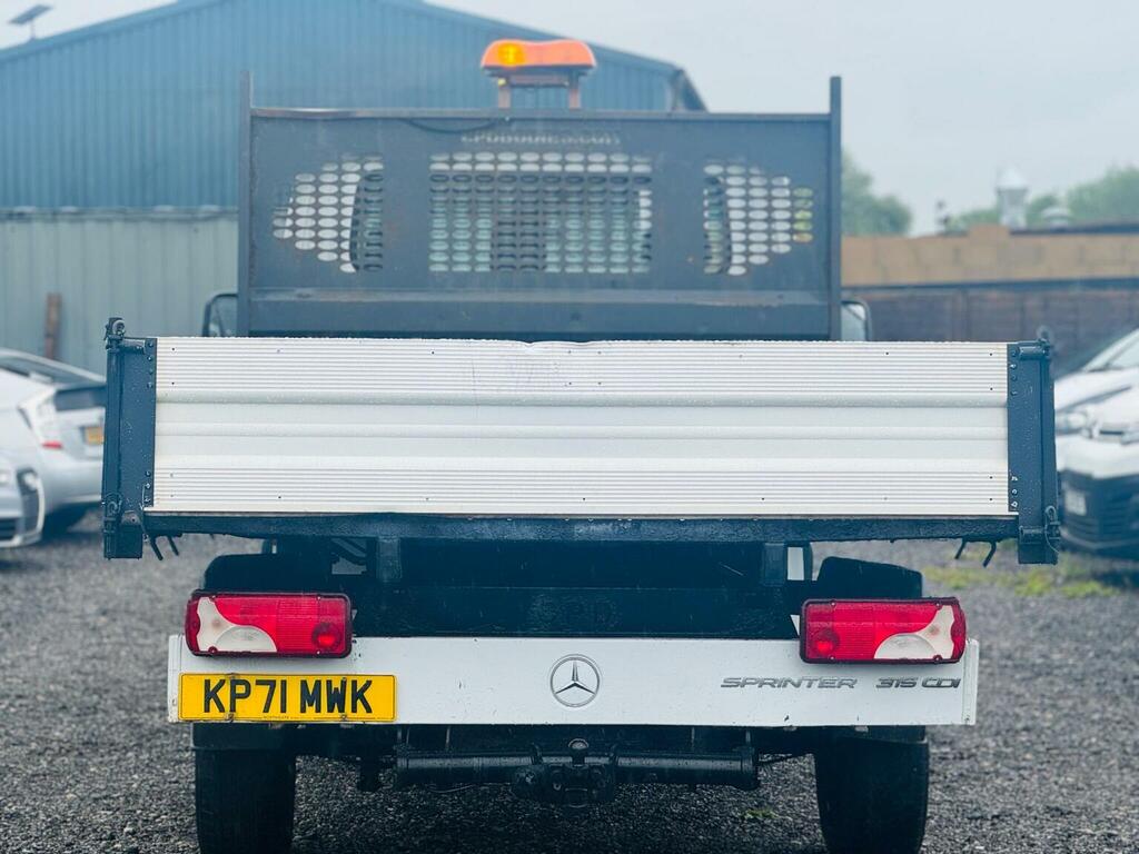 Mercedes-Benz Sprinter Tipper 2.1 314 Cdi Ready To Work 1Way L2 Euro 6 KP71MWK White #6